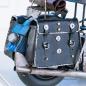 Mobile Preview: Handgefertigtes Modellfahrzeug Retro Chopper dunkelblau (40 cm)